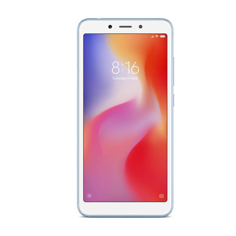 Mobilní telefon Xiaomi Redmi 6A Dual SIM 16 GB modrý, Mobilní, telefon, Xiaomi, Redmi, 6A, Dual, SIM, 16, GB, modrý