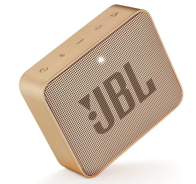 Přenosný reproduktor JBL GO 2 Champagne zlatý