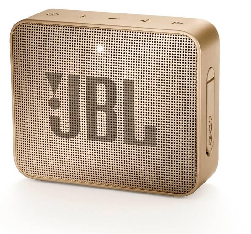 Přenosný reproduktor JBL GO 2 Champagne zlatý