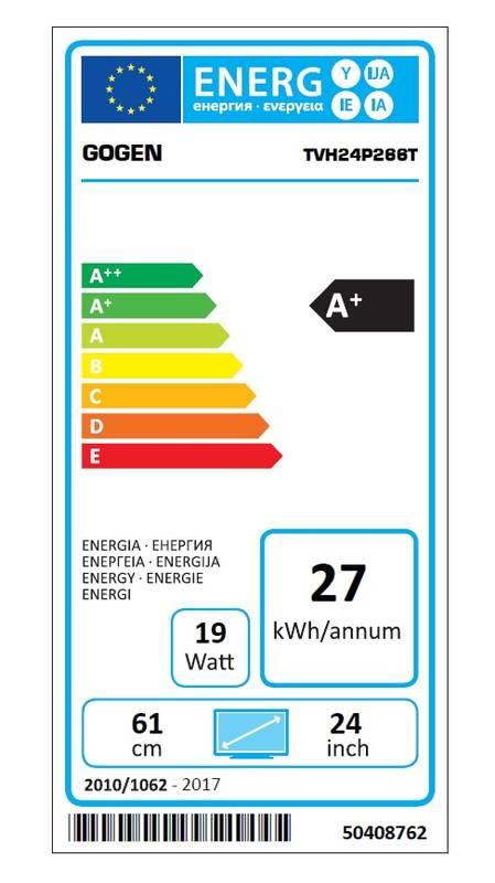 Televize GoGEN TVH 24P266T černá