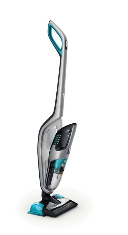 Vysavač tyčový Philips PowerPro Aqua 3v1 FC6408 01 stříbrný