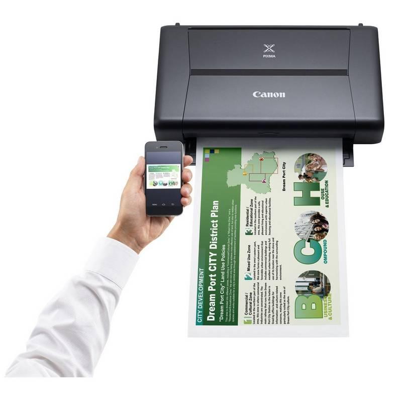 Tiskárna inkoustová Canon PIXMA iP110 baterie černá