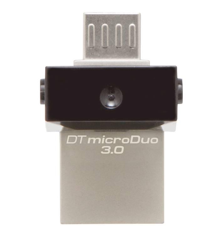 USB Flash Kingston DataTraveler Micro Duo 3.0 16GB OTG MicroUSB USB 3.0 černý, USB, Flash, Kingston, DataTraveler, Micro, Duo, 3.0, 16GB, OTG, MicroUSB, USB, 3.0, černý