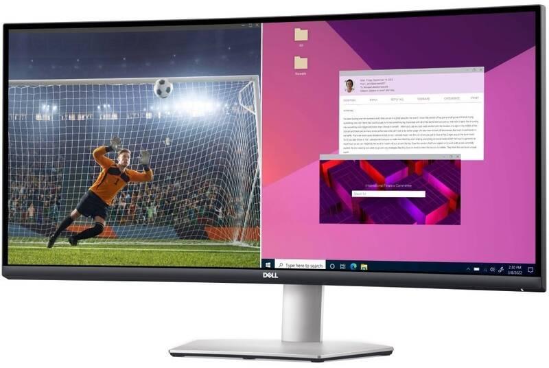 Monitor Dell S3423DWC černý stříbrný