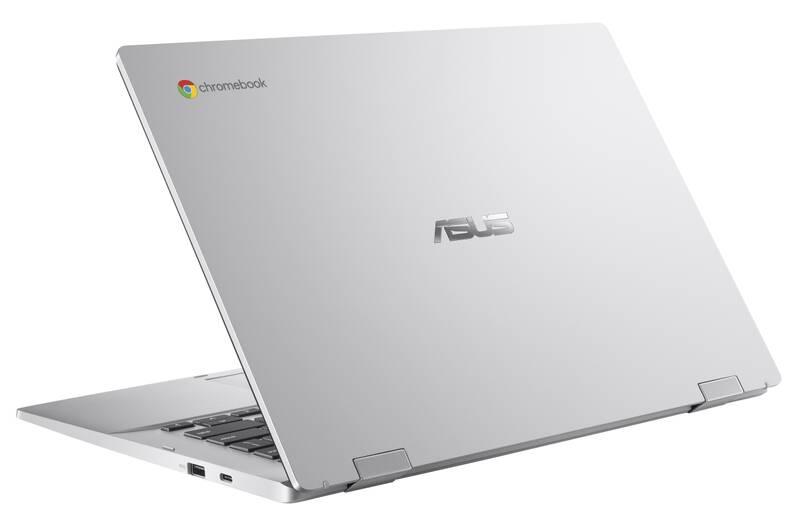Notebook Asus Chromebook CX1 stříbrný, Notebook, Asus, Chromebook, CX1, stříbrný
