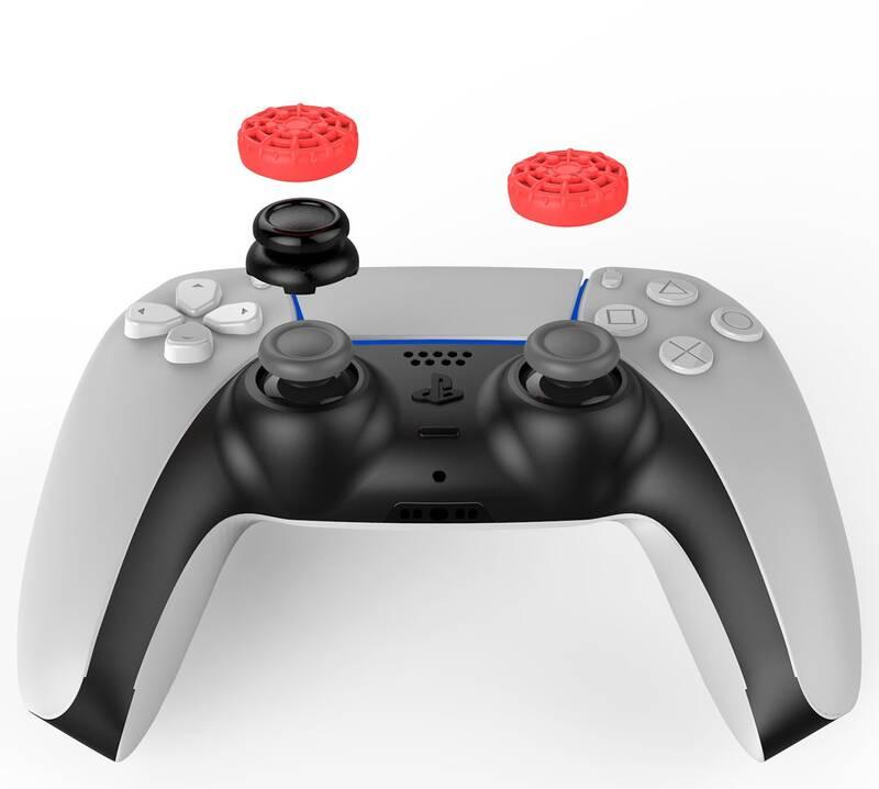 Opěrky pro palce iPega P5029A pro PS5 PS4 4ks červený modrý