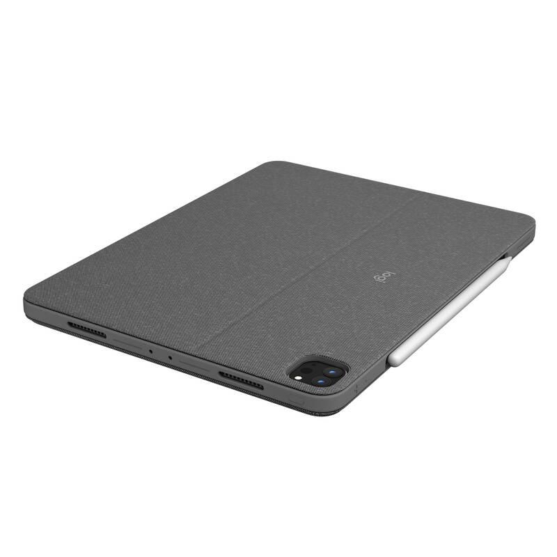 Pouzdro na tablet Logitech Combo Touch na Apple iPad Pro 12,9" US šedé