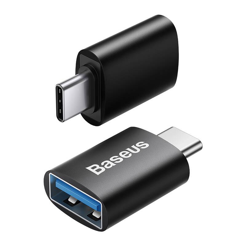 Redukce Baseus USB-C USB-A 3.1, OTG černá, Redukce, Baseus, USB-C, USB-A, 3.1, OTG, černá