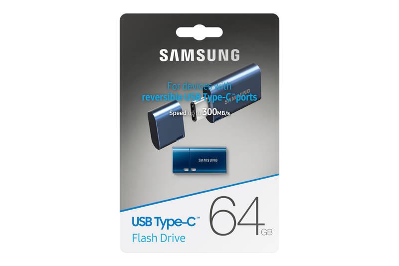 USB Flash Samsung USB-C 64GB modrý