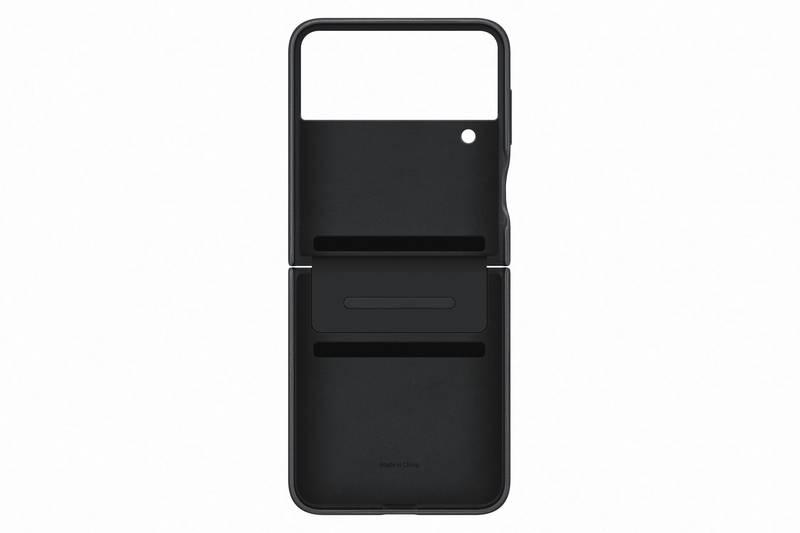 Kryt na mobil Samsung Galaxy Z Flip4 Flap Leather černý