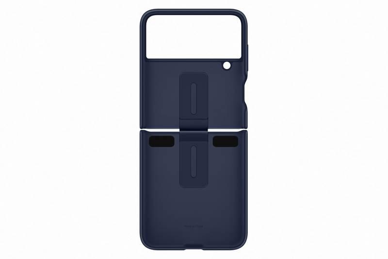 Kryt na mobil Samsung Galaxy Z Flip4 Silicone Cover with ring - navy, Kryt, na, mobil, Samsung, Galaxy, Z, Flip4, Silicone, Cover, with, ring, navy