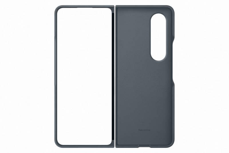 Kryt na mobil Samsung Galaxy Z Fold4 Leather šedý
