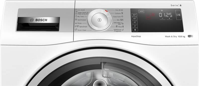 Pračka se sušičkou Bosch Serie 8 WDU8H542EU bílá