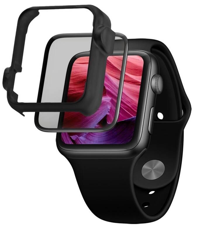 Tvrzené sklo FIXED 3D Full-Cover na Apple Watch 45mm černé