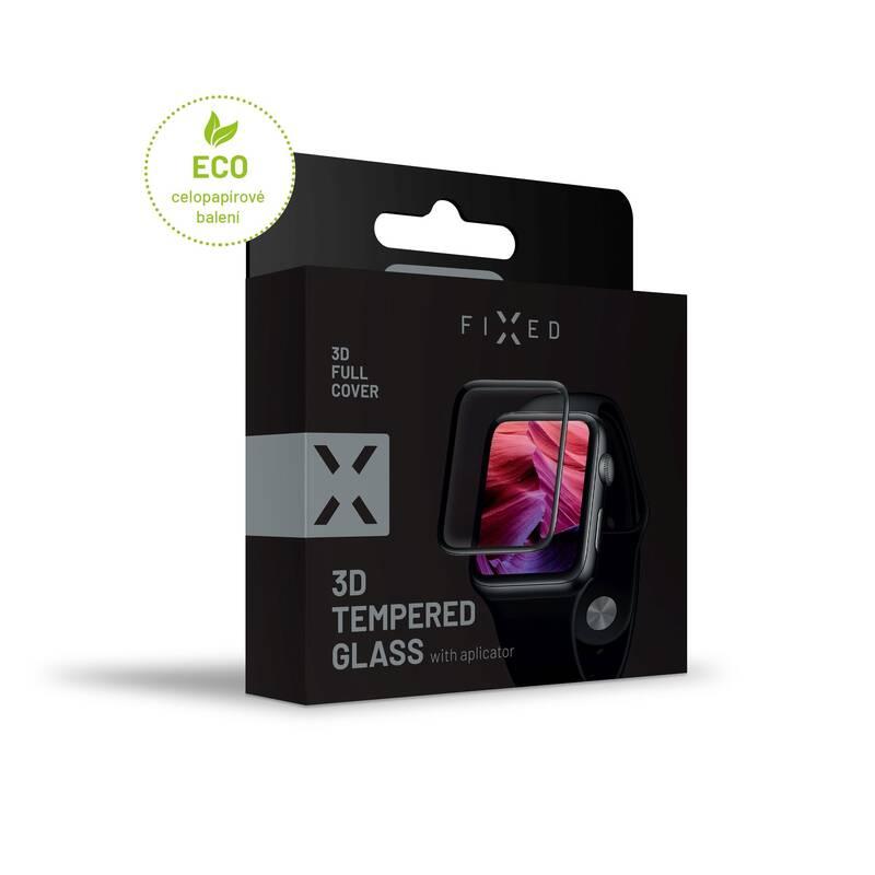 Tvrzené sklo FIXED 3D Full-Cover na Apple Watch 45mm černé, Tvrzené, sklo, FIXED, 3D, Full-Cover, na, Apple, Watch, 45mm, černé