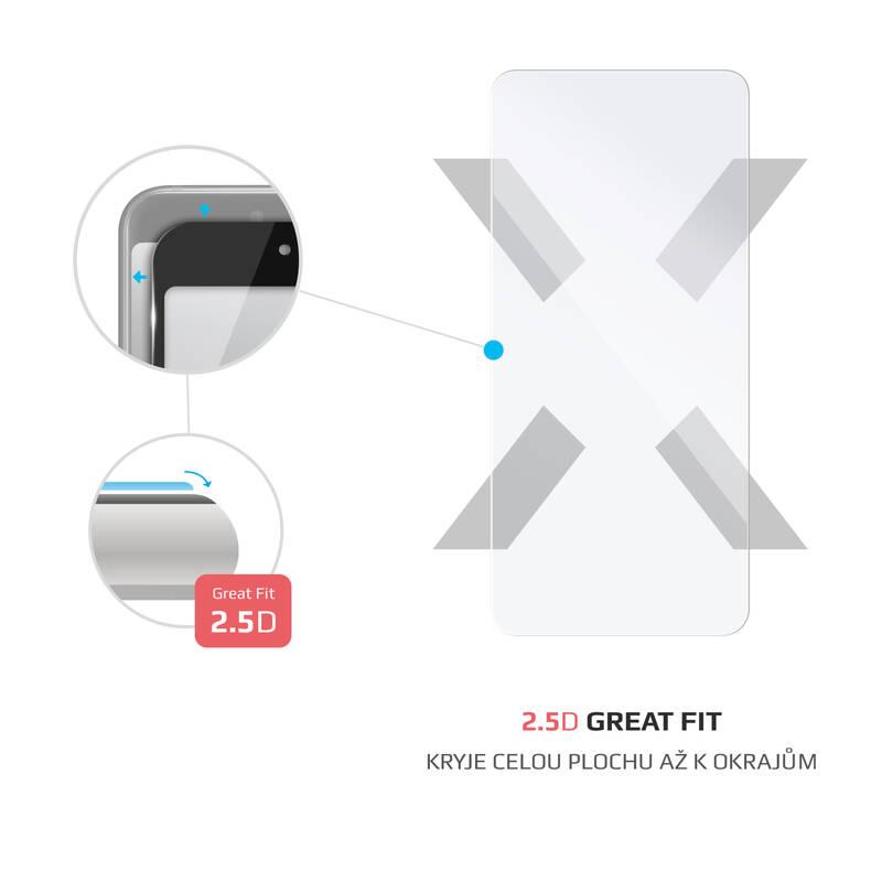 Tvrzené sklo FIXED na Samsung Galaxy S21 FE 5G průhledné