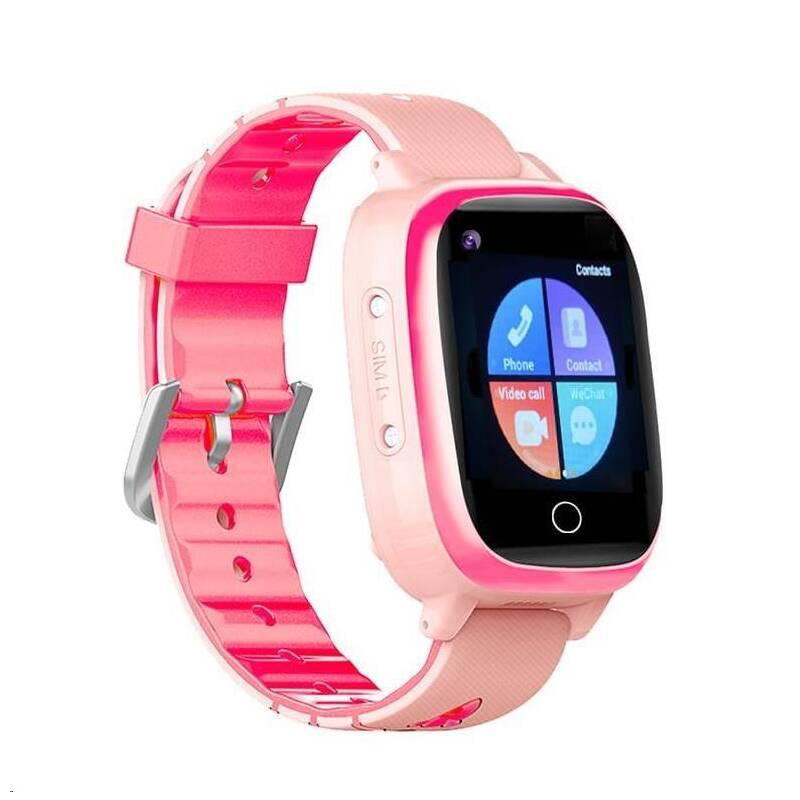 Chytré hodinky Garett Kids Sun Pro 4G růžové, Chytré, hodinky, Garett, Kids, Sun, Pro, 4G, růžové