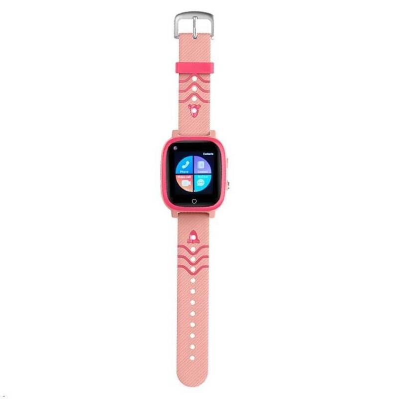 Chytré hodinky Garett Kids Sun Pro 4G růžové, Chytré, hodinky, Garett, Kids, Sun, Pro, 4G, růžové