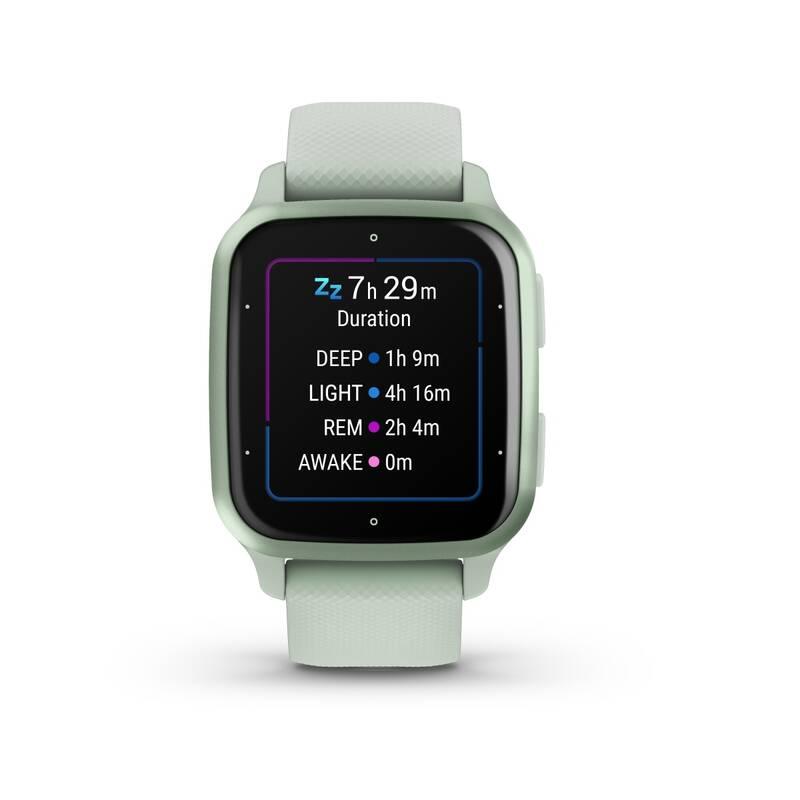 Chytré hodinky Garmin Venu Sq 2 - Metallic Mint Cool Mint Silicone Band