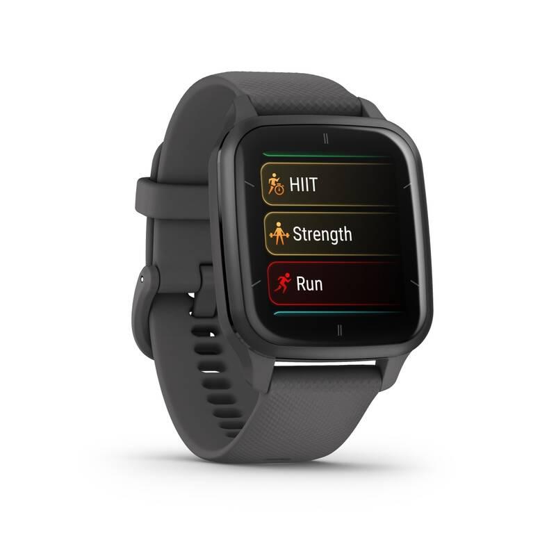 Chytré hodinky Garmin Venu Sq 2 - Slate Shadow Gray Silicone Band