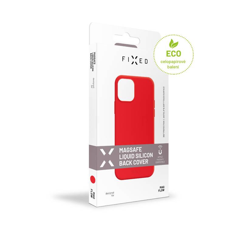 Kryt na mobil FIXED MagFlow s podporou MagSafe na Apple iPhone 14 Pro Max červený, Kryt, na, mobil, FIXED, MagFlow, s, podporou, MagSafe, na, Apple, iPhone, 14, Pro, Max, červený