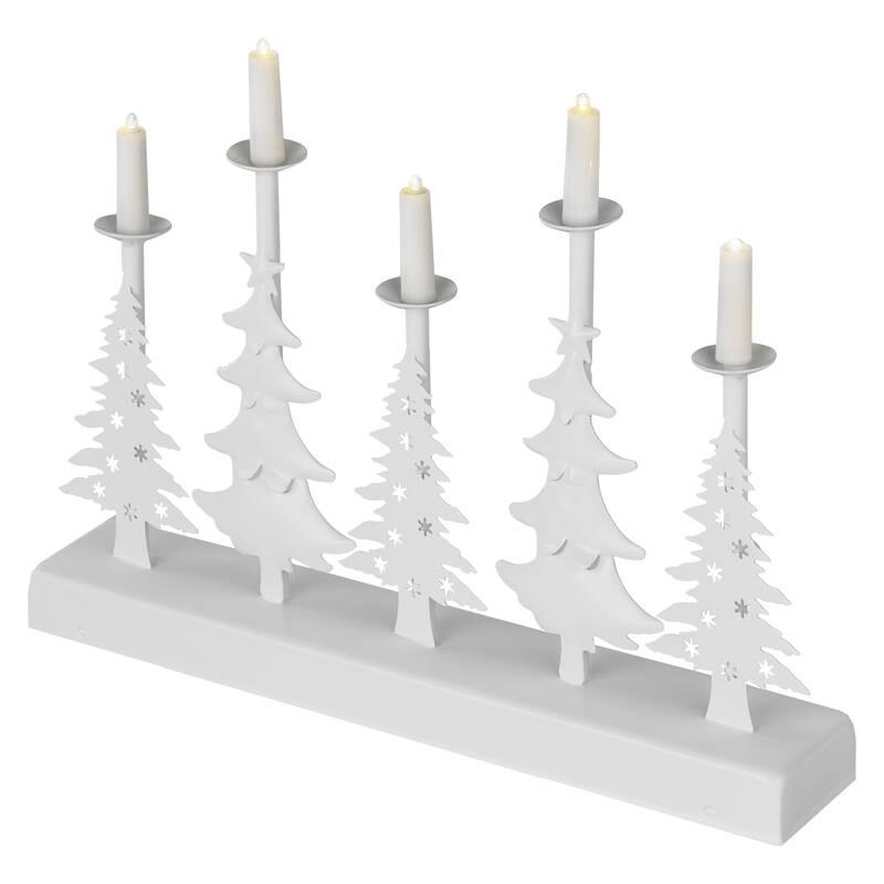 LED dekorace EMOS 5 LED svícen vánoční stromy, 24 cm, 2x AA, vnitřní, teplá bílá, LED, dekorace, EMOS, 5, LED, svícen, vánoční, stromy, 24, cm, 2x, AA, vnitřní, teplá, bílá
