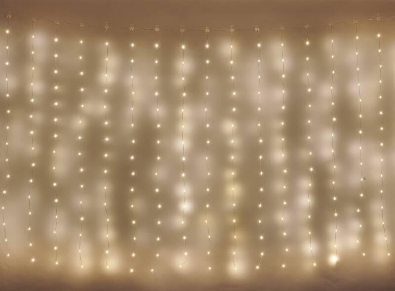 Vánoční osvětlení EMOS 300 LED nano řetěz - 2,9 × 1,5 m, záclona, venkovní i vnitřní, teplá bílá, Vánoční, osvětlení, EMOS, 300, LED, nano, řetěz, 2,9, ×, 1,5, m, záclona, venkovní, i, vnitřní, teplá, bílá