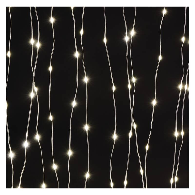 Vánoční osvětlení EMOS 400 LED nano řetěz - 2,9 × 2 m, záclona, venkovní i vnitřní, teplá bílá, Vánoční, osvětlení, EMOS, 400, LED, nano, řetěz, 2,9, ×, 2, m, záclona, venkovní, i, vnitřní, teplá, bílá