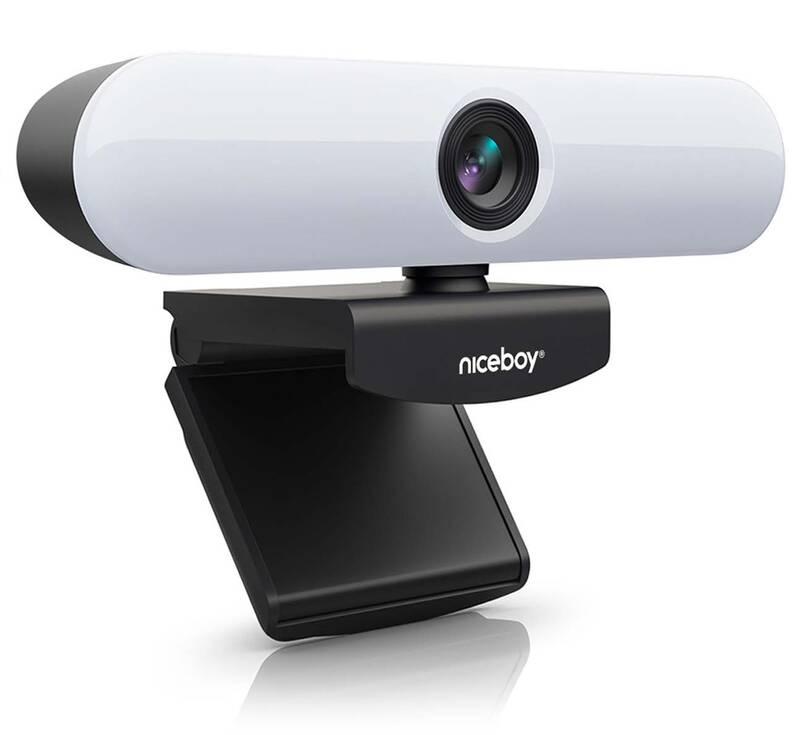 Webkamera Niceboy STREAM PRO 2 LED černá bílá, Webkamera, Niceboy, STREAM, PRO, 2, LED, černá, bílá