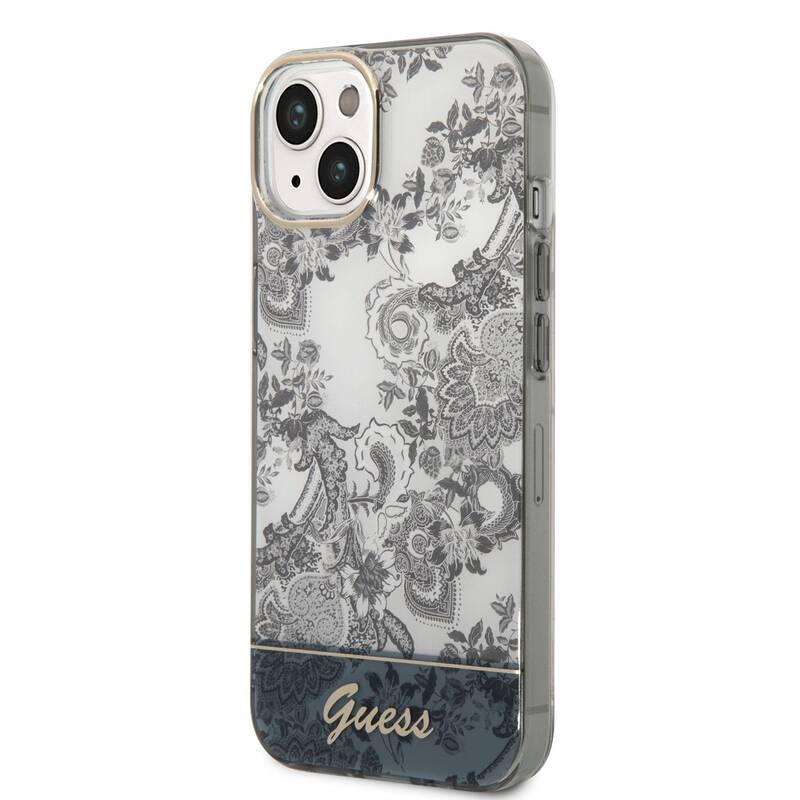 Kryt na mobil Guess Toile De Jouy na Apple iPhone 14 Plus šedý, Kryt, na, mobil, Guess, Toile, De, Jouy, na, Apple, iPhone, 14, Plus, šedý