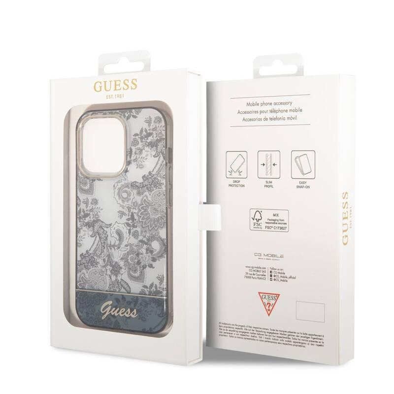 Kryt na mobil Guess Toile De Jouy na Apple iPhone 14 Pro Max šedý, Kryt, na, mobil, Guess, Toile, De, Jouy, na, Apple, iPhone, 14, Pro, Max, šedý
