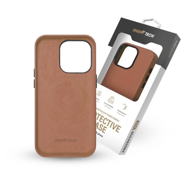 Kryt na mobil RhinoTech MAGcase Eco na Apple iPhone 14 hnědý