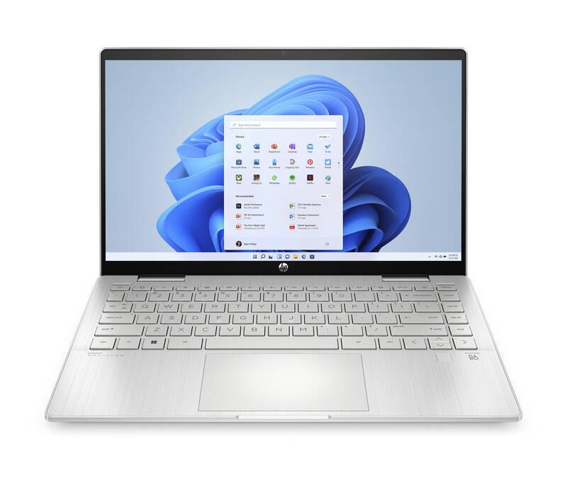 Notebook HP Pavilion x360 14-ek0002nc stříbrný, Notebook, HP, Pavilion, x360, 14-ek0002nc, stříbrný