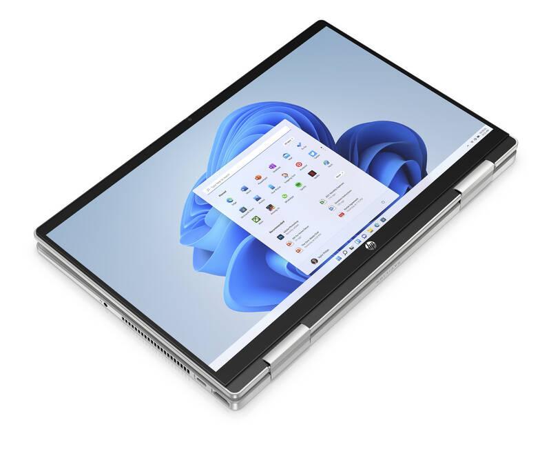 Notebook HP Pavilion x360 14-ek0004nc stříbrný, Notebook, HP, Pavilion, x360, 14-ek0004nc, stříbrný
