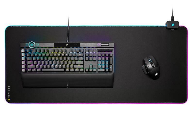 Podložka pod myš Corsair MM700 RGB - Extended, 93 x 40 cm černá