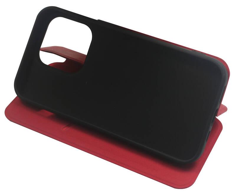 Pouzdro na mobil flipové RhinoTech FLIP Eco Case na Apple iPhone 14 Plus červené