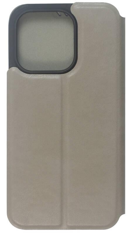 Pouzdro na mobil flipové RhinoTech FLIP Eco Case na Apple iPhone 14 Plus šedé