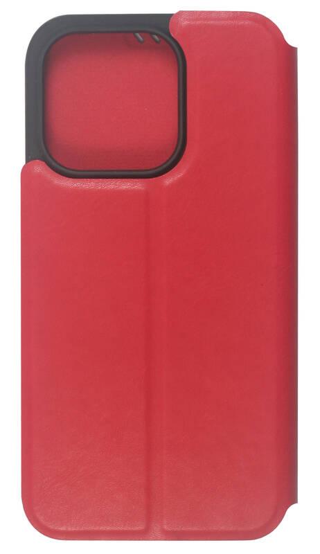 Pouzdro na mobil flipové RhinoTech FLIP Eco Case na Apple iPhone 14 Pro Max červené
