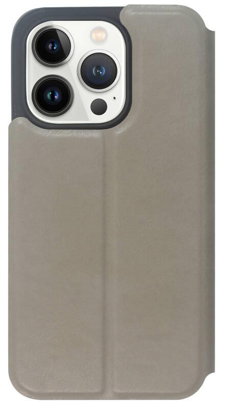 Pouzdro na mobil flipové RhinoTech FLIP Eco Case na Apple iPhone 14 šedé