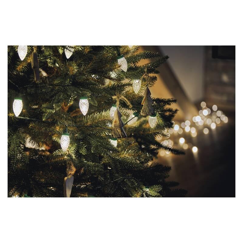 Vánoční osvětlení EMOS 50 LED řetěz - 9,8 m, šišky, venkovní i vnitřní, teplá bílá, Vánoční, osvětlení, EMOS, 50, LED, řetěz, 9,8, m, šišky, venkovní, i, vnitřní, teplá, bílá