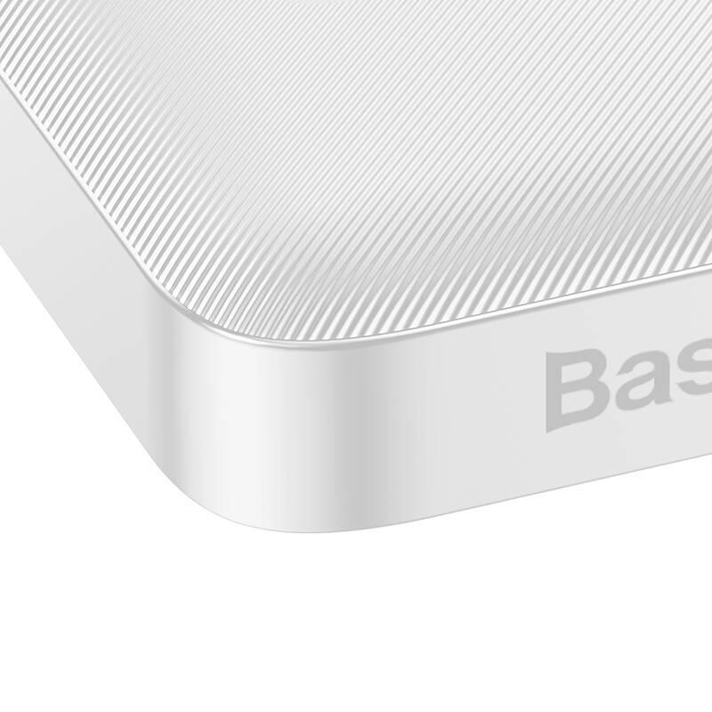 Powerbank Baseus Bipow s digitálním displejem 10000mAh 20W bílá