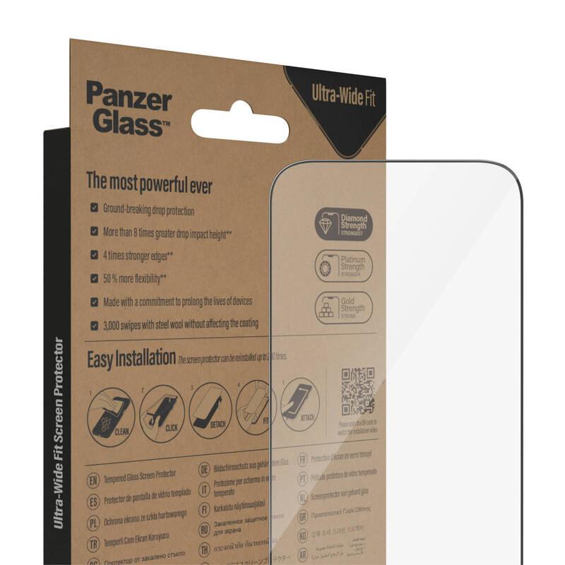 Tvrzené sklo PanzerGlass na Apple iPhone 14 Pro s instalačním rámečkem, Tvrzené, sklo, PanzerGlass, na, Apple, iPhone, 14, Pro, s, instalačním, rámečkem