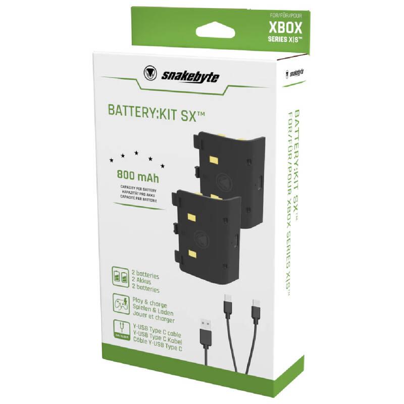 Baterie SnakeByte Battery:Kit SX pro Xbox Series černá