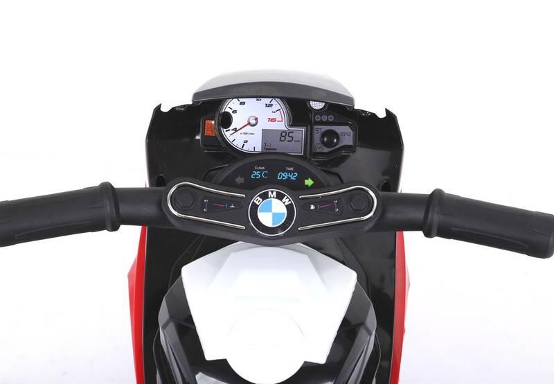 Elektrická motorka Beneo BMW S 1000 RR Licencované 6 V červená