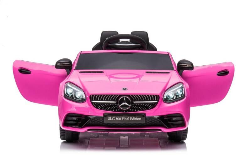 Elektrické autíčko Beneo Mercedes-Benz SLC 12V růžové