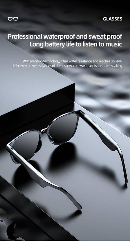 Sluchátka Helmer SG 11 chytré brýle černá