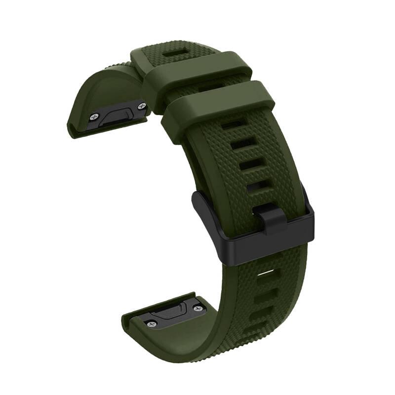 Řemínek RhinoTech pro Garmin QuickFit sportovní silikonový 22mm zelený