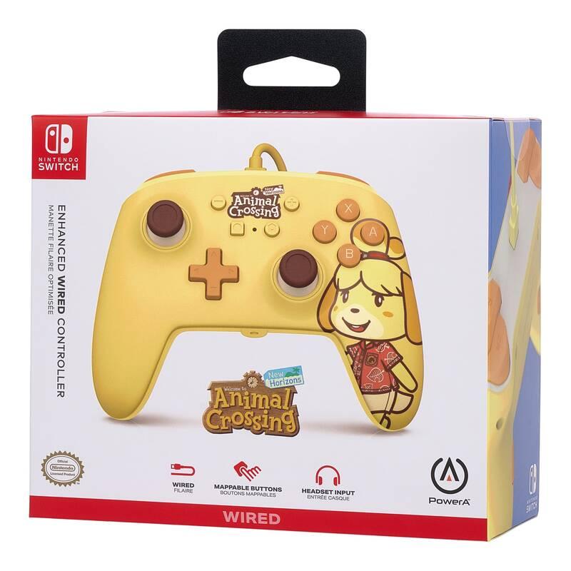 Gamepad PowerA Enhanced Wired pro Nintendo Switch - Animal Crossing: Isabelle, Gamepad, PowerA, Enhanced, Wired, pro, Nintendo, Switch, Animal, Crossing:, Isabelle