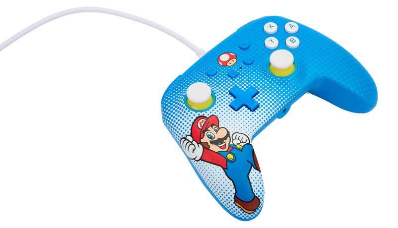 Gamepad PowerA Enhanced Wired pro Nintendo Switch - Mario Pop Art