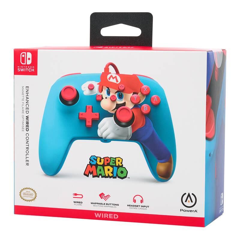 Gamepad PowerA Enhanced Wired pro Nintendo Switch - Mario Punch